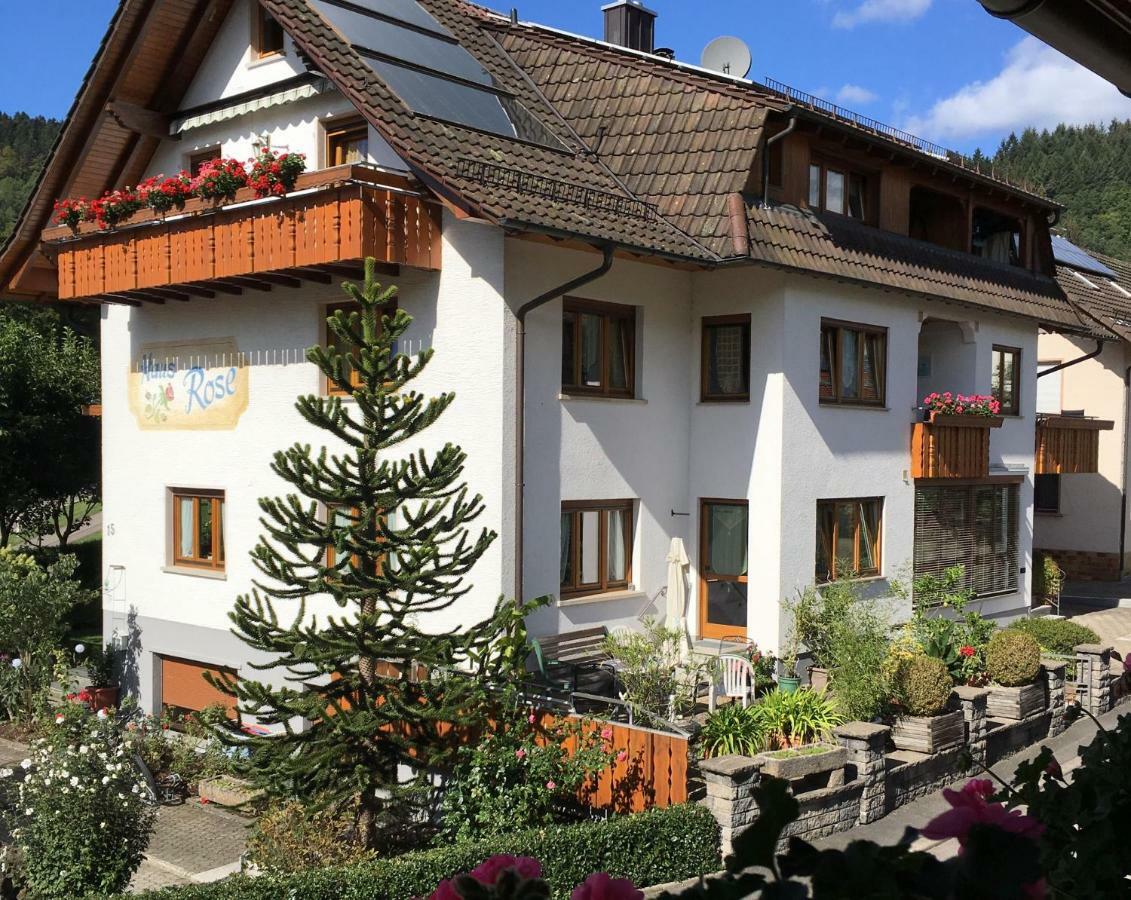 Pension Haus Rose Oberharmersbach Exteriör bild